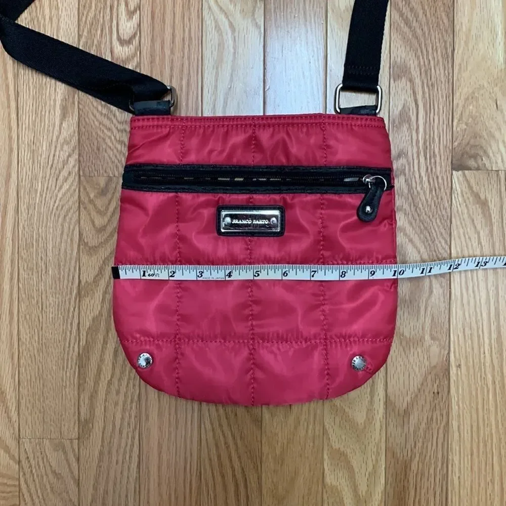 Franco Sarto‎ Poppy Red Quilted Crossbody Bag
